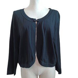 Eliza J New York Cardigan Shrug Black Size 3X